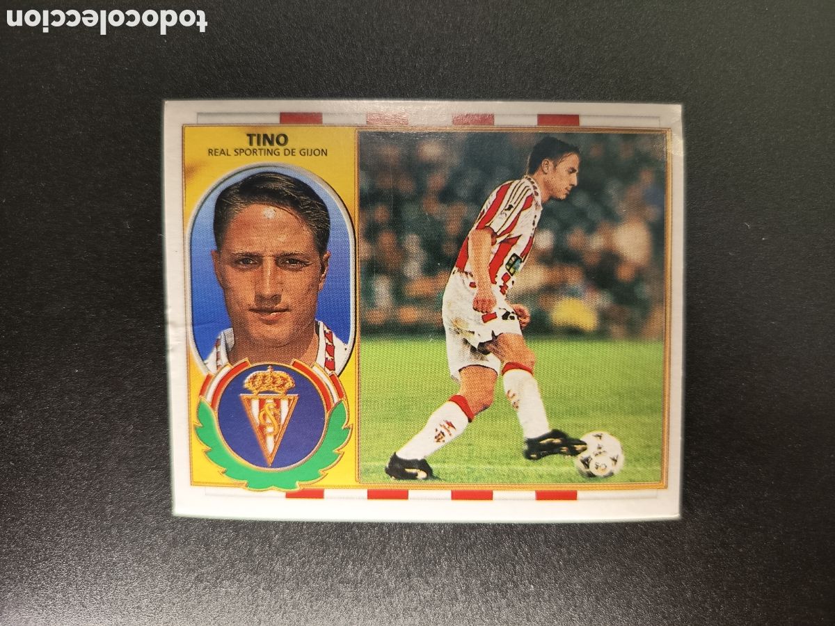 Colecionismo Cromos antigos: TINO SPORTING DE GIJ&Oacute;N LIGA 96-97 1996-97 1996 1997 EDICIONES ESTE SIN PEGAR BAJA
