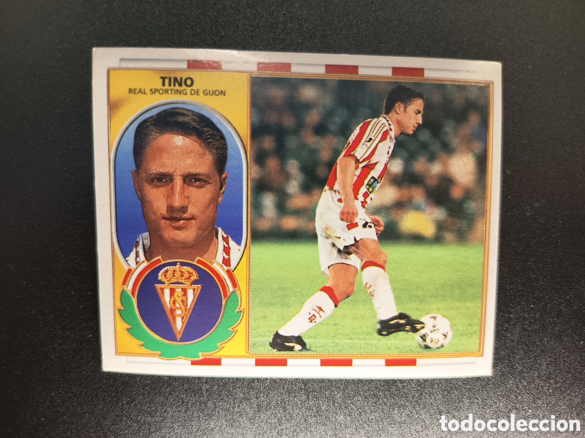 Colecionismo Cromos antigos: TINO SPORTING DE GIJ&Oacute;N LIGA 96-97 1996-97 1996 1997 EDICIONES ESTE SIN PEGAR BAJA