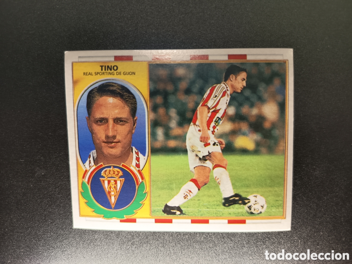 Colecionismo Cromos antigos: TINO SPORTING DE GIJ&Oacute;N LIGA 96-97 1996-97 1996 1997 EDICIONES ESTE SIN PEGAR BAJA