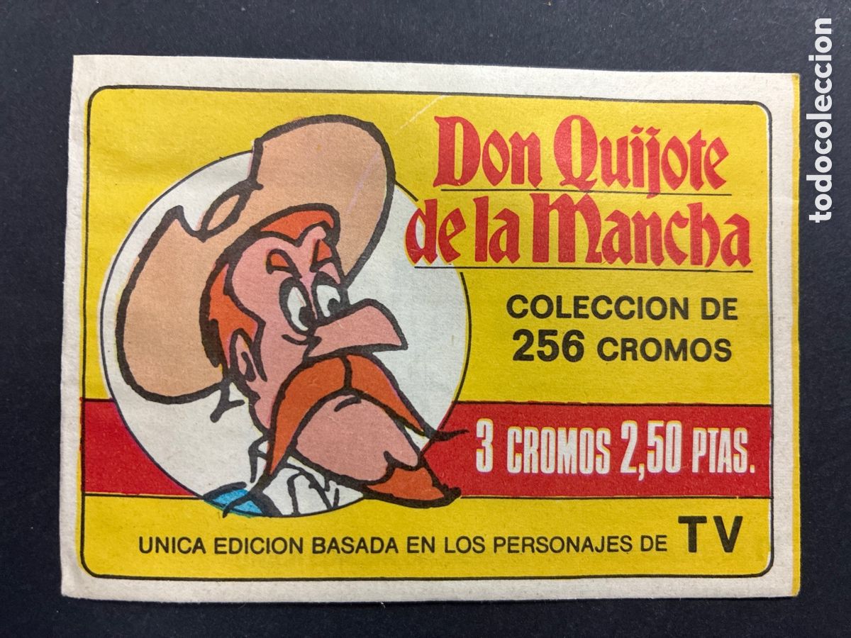 Coleccionismo cromos antiguos: SOBRE CROMOS SIN ABRIR ALBUM SERIE T.V DON QUIJOTE DE LA MANCHA EDITORIAL BRUGUERA