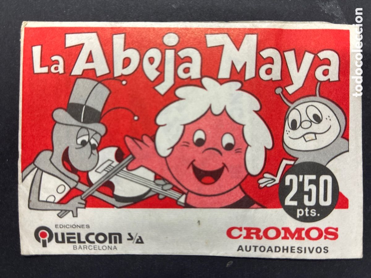 Coleccionismo cromos antiguos: SOBRE CROMOS SIN ABRIR ALBUM SERIE T.V LA ABEJA MAYA EDITORIAL QUELCOM