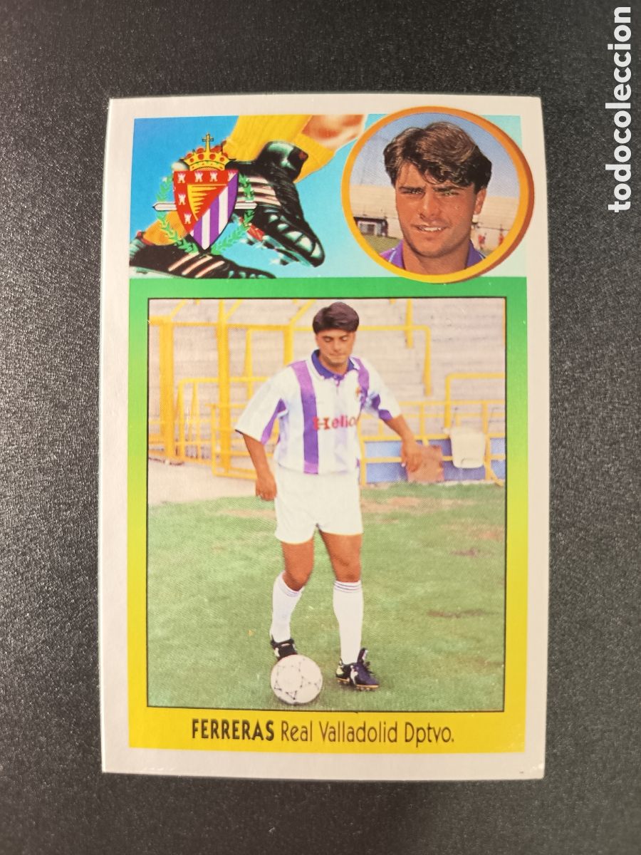 Coleccionismo cromos antiguos: FERRERAS REAL VALLADOLID COLOCA ADHESIVO 93-94 1993-94 1993 1994 EDICIONES ESTE SIN PEGAR