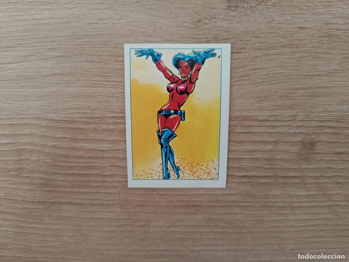 Collectionnisme Cartes &agrave; collectionner anciennes: CROMO EDITORIAL FHER 1981 SUPERHEROES 102 SOMBRA NOCTURNA SIN PEGAR NUNCA PEGADO D726