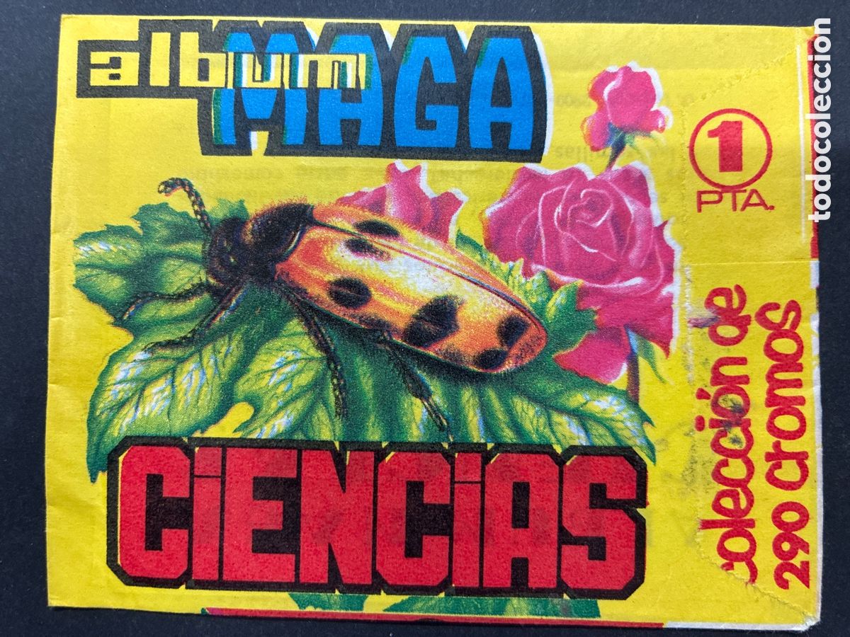 Collectable Antique Stickers: SOBRE CROMOS SIN ABRIR ALBUM CIENCIAS