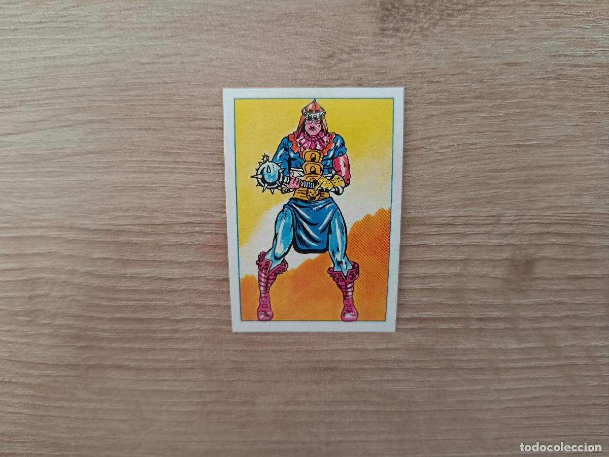 Collectionnisme Cartes &agrave; collectionner anciennes: CROMO EDITORIAL FHER 1981 SUPERHEROES 119 EL GUERRERO SIN PEGAR NUNCA PEGADO D726
