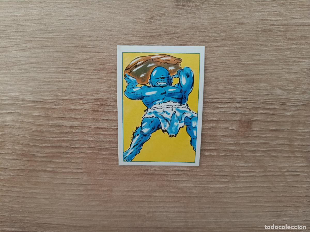 Collectionnisme Cartes &agrave; collectionner anciennes: CROMO EDITORIAL FHER 1981 SUPERHEROES 132 CICLOPE SIN PEGAR NUNCA PEGADO D726