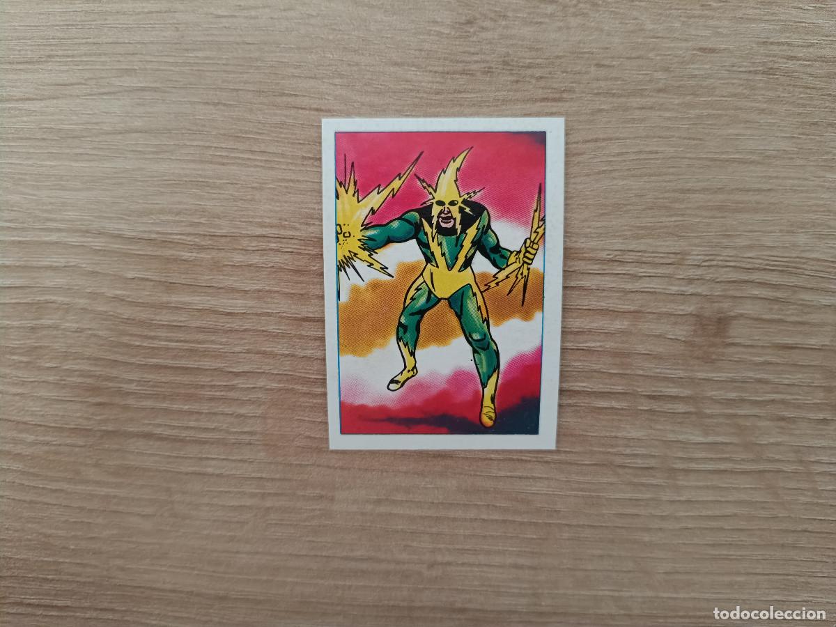 Coleccionismo cromos antiguos: CROMO EDITORIAL FHER 1981 SUPERHEROES 158 ELECTRO SIN PEGAR NUNCA PEGADO D726