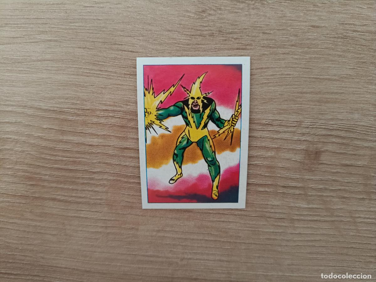 Coleccionismo cromos antiguos: CROMO EDITORIAL FHER 1981 SUPERHEROES 158 ELECTRO SIN PEGAR NUNCA PEGADO D726