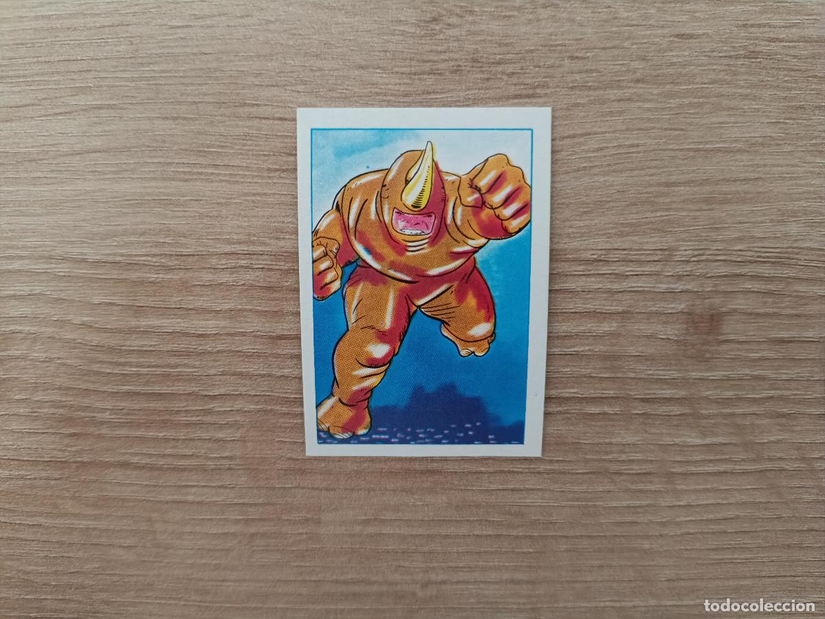 Coleccionismo cromos antiguos: CROMO EDITORIAL FHER 1981 SUPERHEROES 163 RINOCERONTE SIN PEGAR NUNCA PEGADO D726