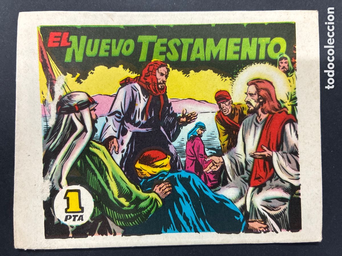 Coleccionismo cromos antiguos: SOBRE CROMOS SIN ABRIR ALBUM EL NUEVO TESTAMENTO