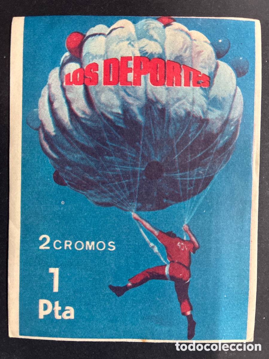 Coleccionismo cromos antiguos: SOBRE CROMOS SIN ABRIR ALBUM LOS DEPORTES