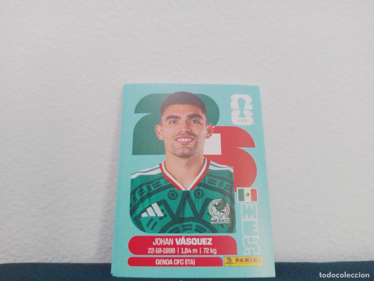 Coleccionismo cromos antiguos: MEX 3 JOHAN VASQUEZ BASE MEXICO CROMO MUNDIAL STICKERS 2026 26