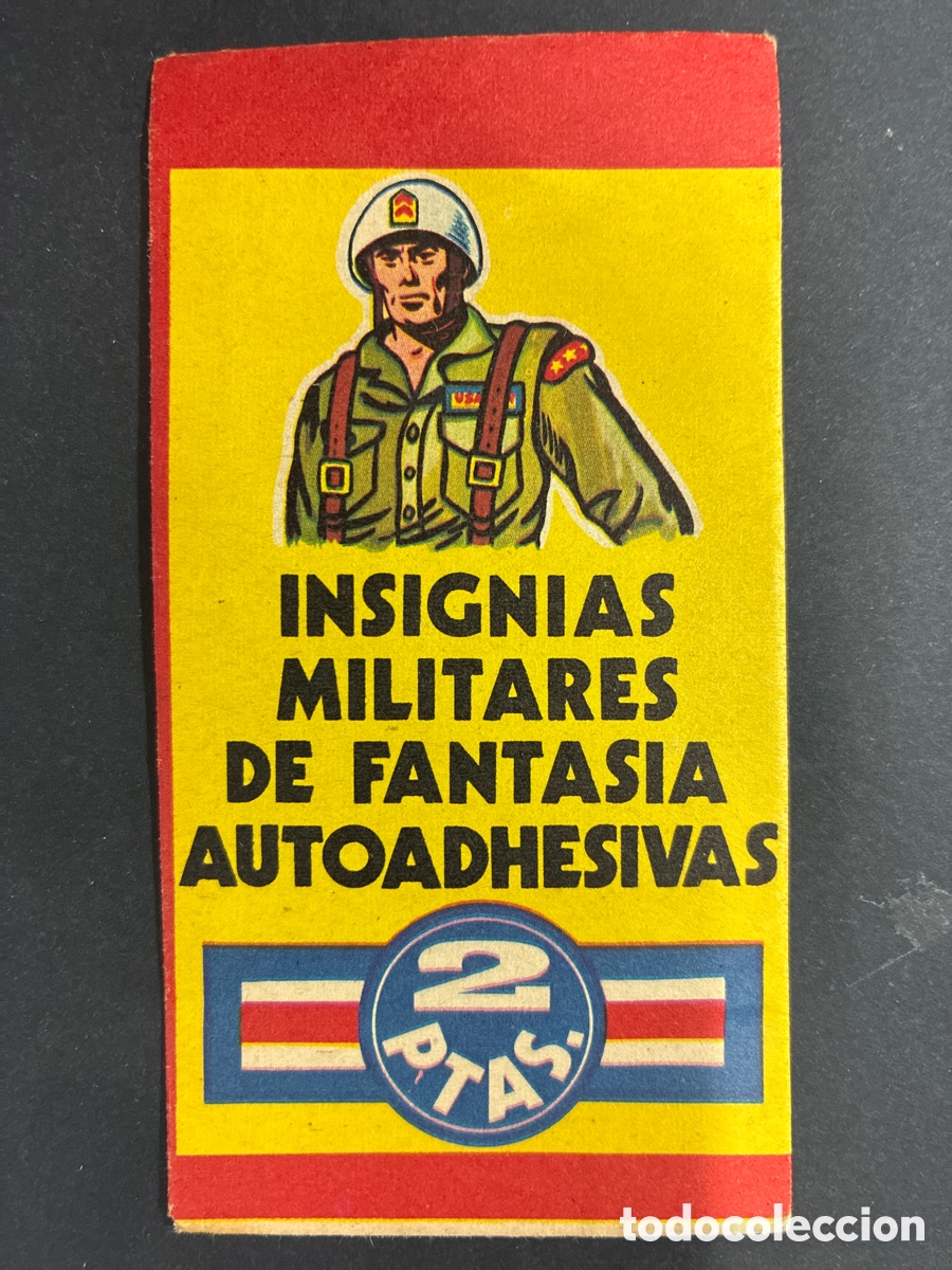 Coleccionismo cromos antiguos: SOBRE CROMOS SIN ABRIR ALBUM INSIGNIAS MILITARES EDITORIAL RUIZ ROMERO