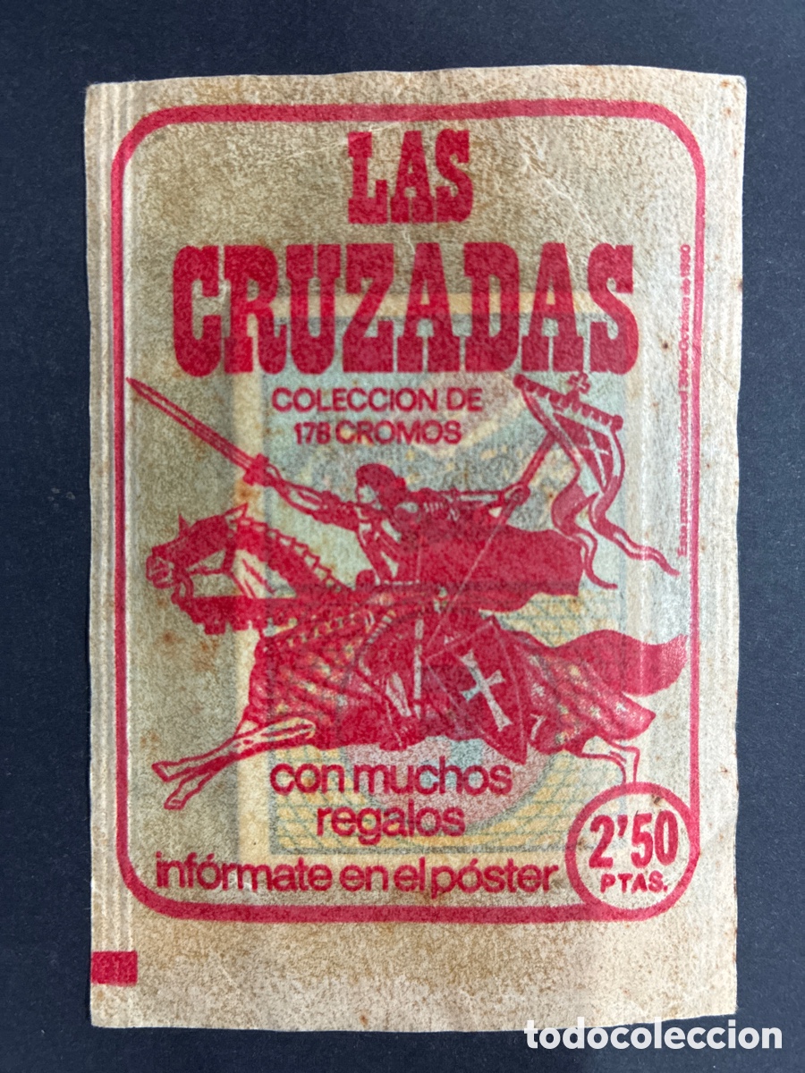 Coleccionismo cromos antiguos: SOBRE CROMOS SIN ABRIR ALBUM LAS CRUZADAS EDITORIAL RUIZ ROMERO