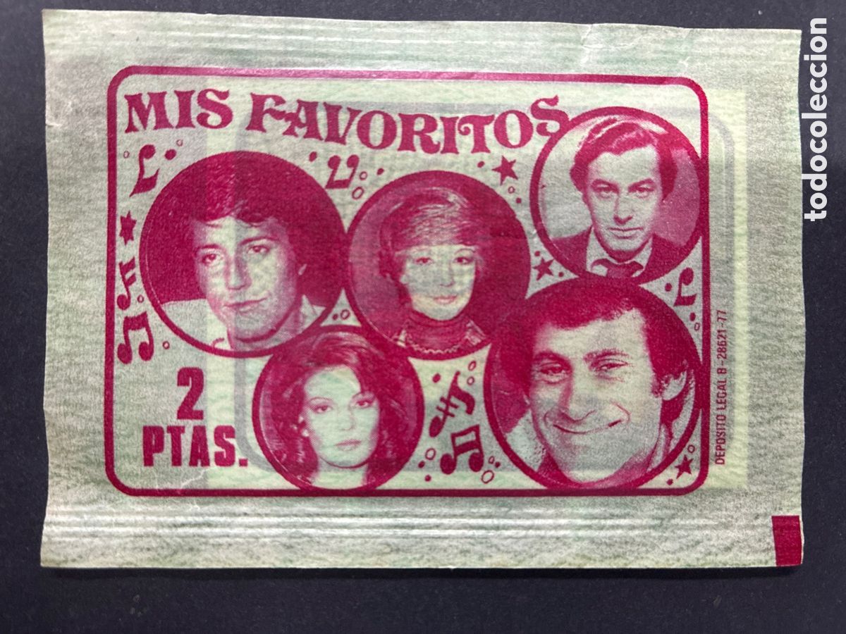 Coleccionismo cromos antiguos: SOBRE CROMOS SIN ABRIR ALBUM MIS FAVORITOS RUIZ ROMERO