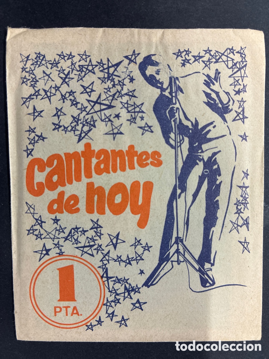 Coleccionismo cromos antiguos: SOBRE CROMOS SIN ABRIR ALBUM CANTANTES DE HOY RUIZ ROMERO