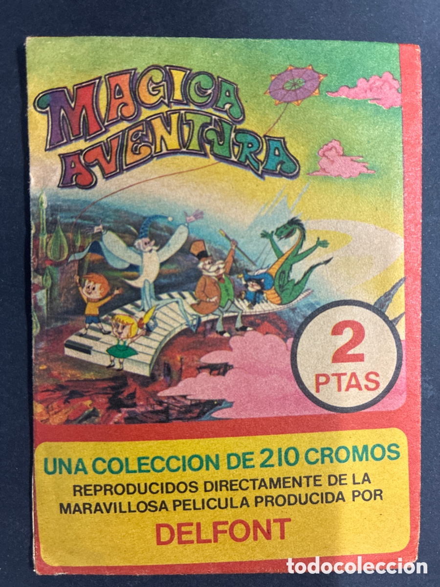 Coleccionismo cromos antiguos: SOBRE CROMOS SIN ABRIR ALBUM MAGICA AVENTURA RUIZ ROMERO