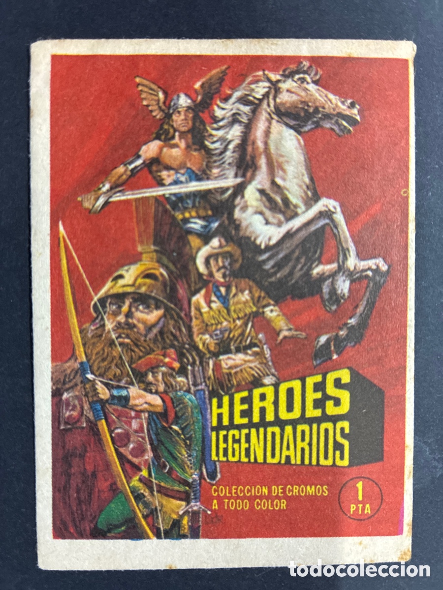 Coleccionismo cromos antiguos: SOBRE CROMOS SIN ABRIR ALBUM HEROES LEGENDARIOS RUIZ ROMERO