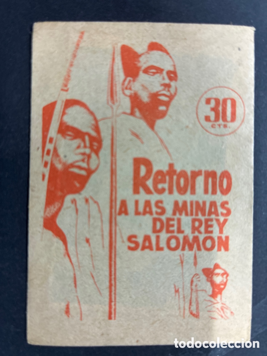 Coleccionismo cromos antiguos: SOBRE CROMOS SIN ABRIR ALBUM RETORNO A LAS MINAS DEL REY SALOMON RUIZ ROMERO