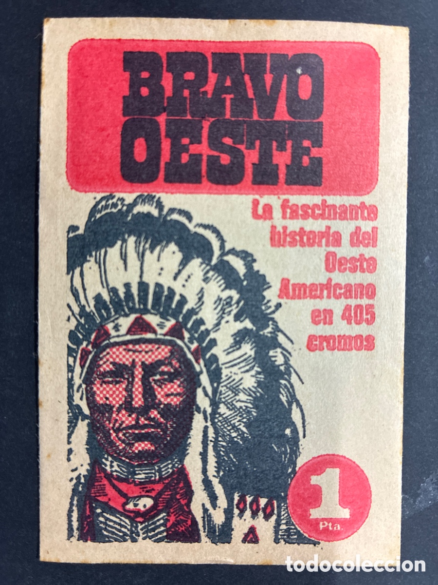 Coleccionismo cromos antiguos: SOBRE CROMOS SIN ABRIR ALBUM BRAVO OESTE EDITORIAL BRUGUERA