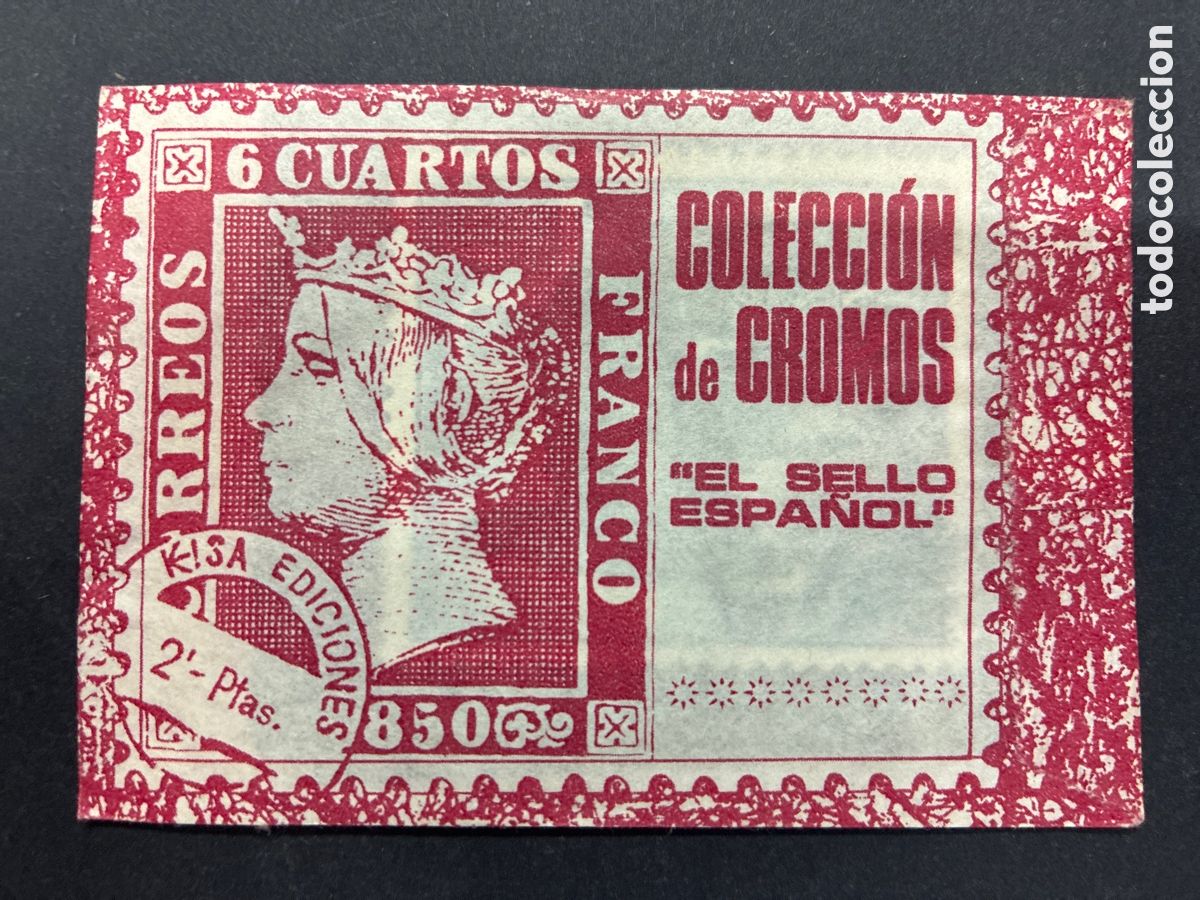 Coleccionismo cromos antiguos: SOBRE CROMOS SIN ABRIR ALBUM EL SELLO ESPA&Ntilde;OL EDITORIAL KEISA