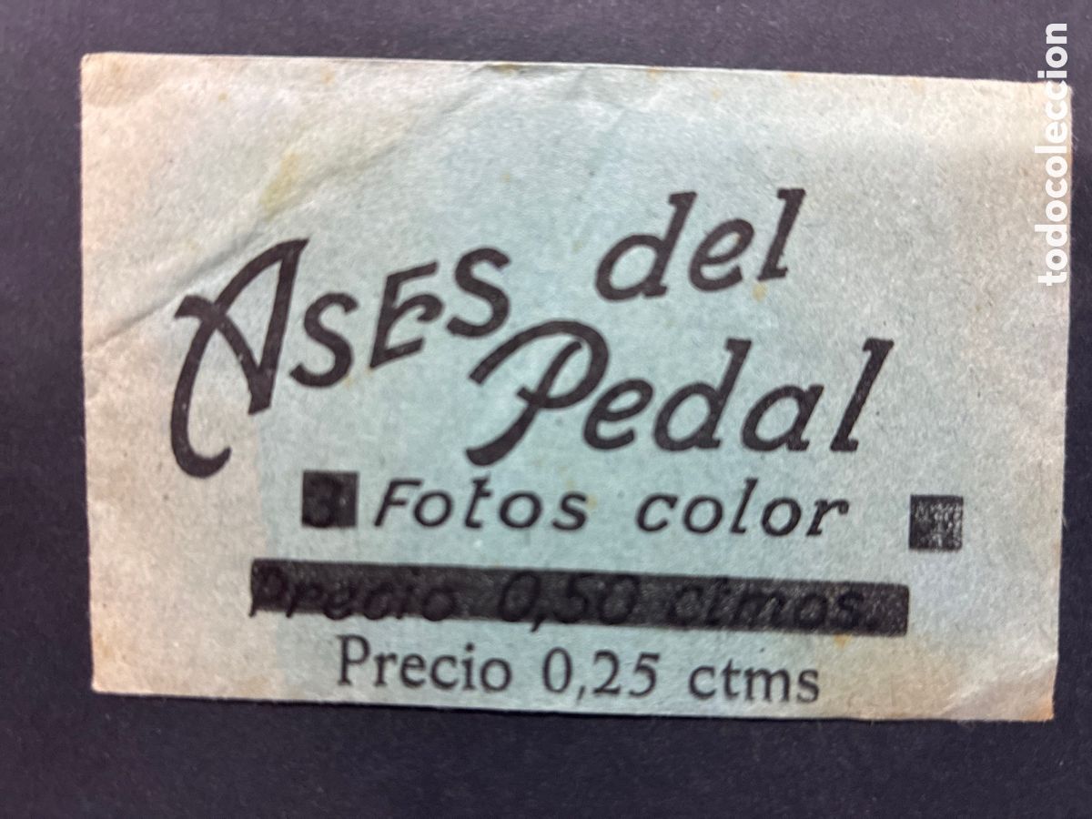 Coleccionismo cromos antiguos: SOBRE CROMOS SIN ABRIR ALBUM ASES DEL PEDAL