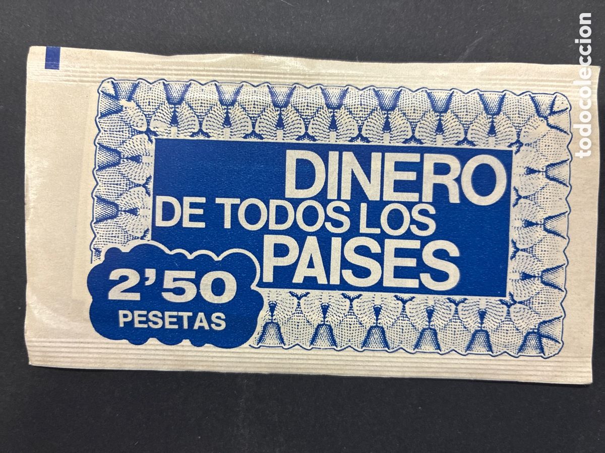 Coleccionismo cromos antiguos: SOBRE CROMOS SIN ABRIR DINERO DE TODOS LOS PAISES