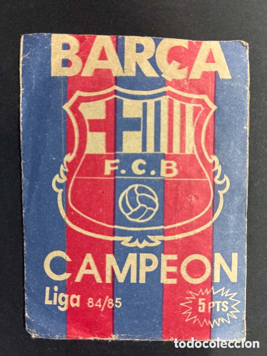 Coleccionismo cromos antiguos: SOBRE CROMOS SIN ABRIR ALBUM FUTBOL BAR&Ccedil;A CAMPEON LIGA 84/85
