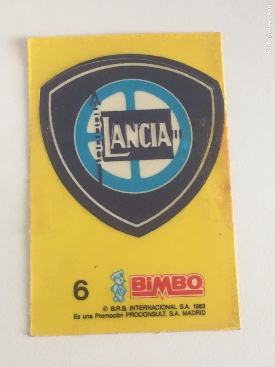 Collectable Antique Stickers: bimbo marcas coches lancia cromo n&ordm; 6 nunca pegado