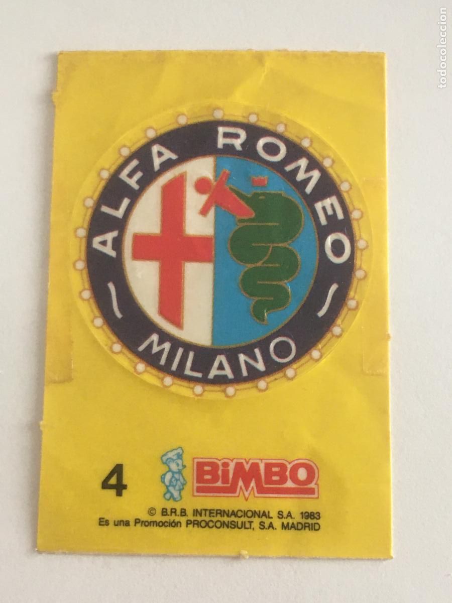 Collectable Antique Stickers: bimbo marcas coches alfa romeo cromo n&ordm; 4 nunca pegado