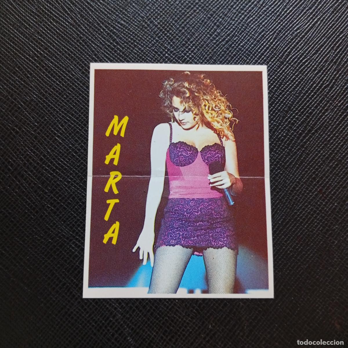 Coleccionismo cromos antiguos: MARTA MATUTANO SONRICS PEGATE A LAS ESTRELLAS DE ROCK CROMO - SIN PEGAR - A156 PG307