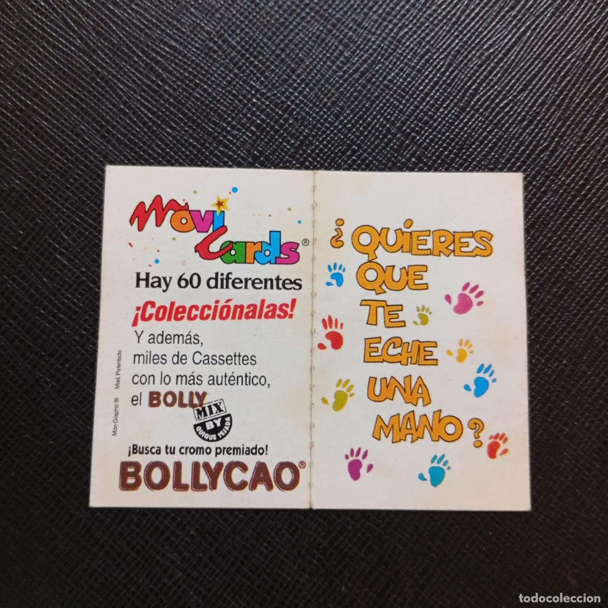 Coleccionismo cromos antiguos: QUIERES QUE TE ECHE UNA MANO MOVICARDS BOLLYCAO MOVI CARDS CROMO - - A156 PG325