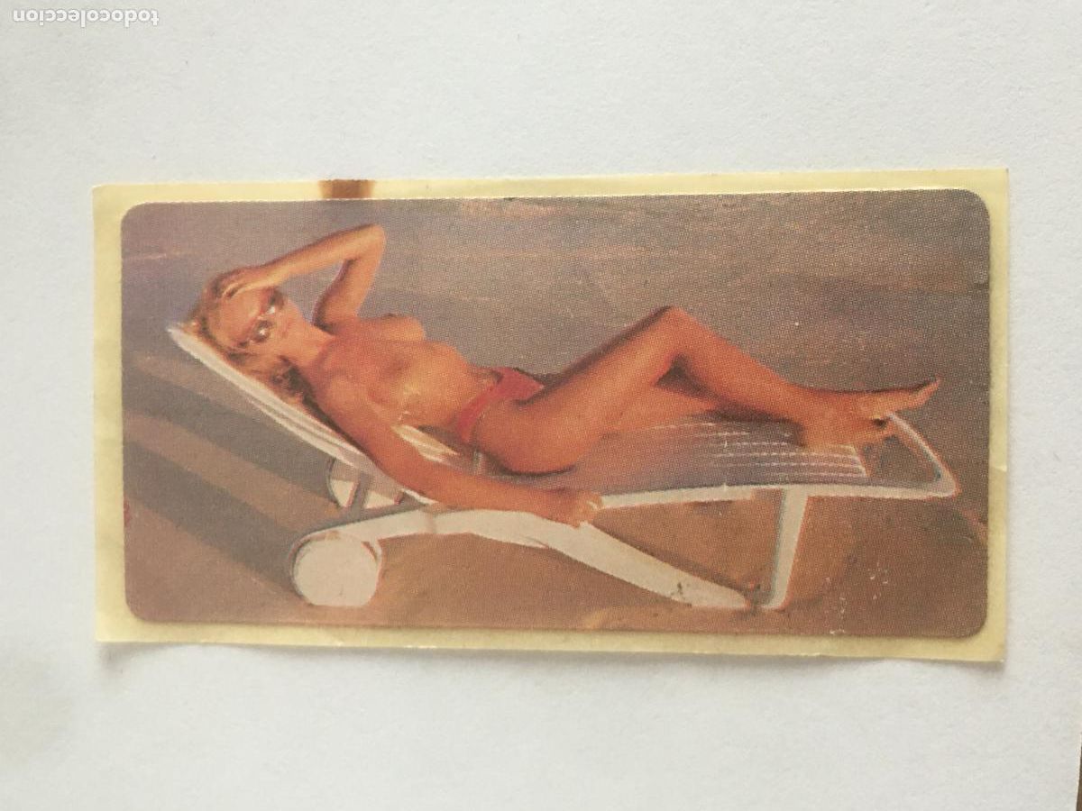 Coleccionismo cromos antiguos: cromo chicle salvados por la campana cromo nunca pegado