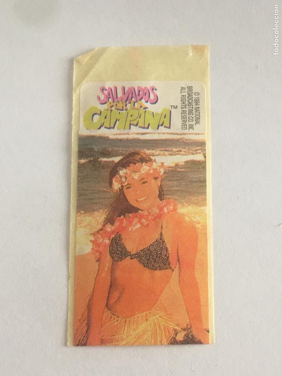 Coleccionismo cromos antiguos: cromo chicle salvados por la campana cromo nunca pegado