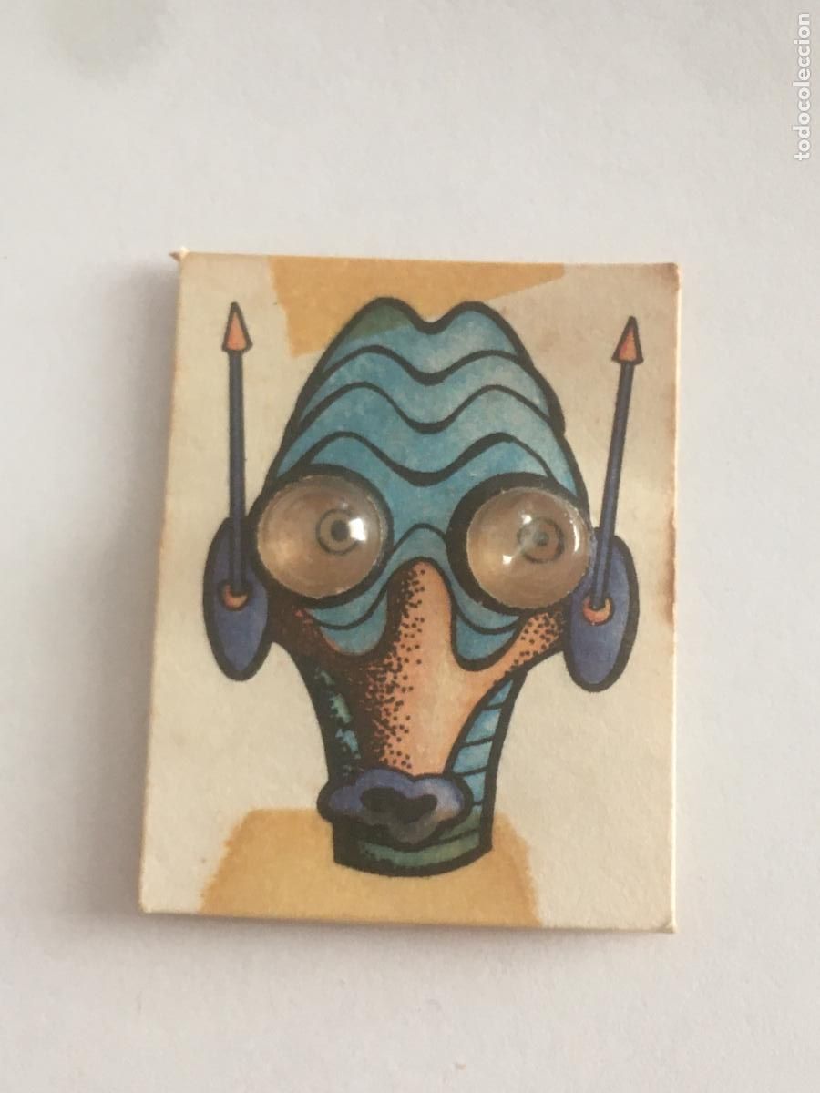 Coleccionismo cromos antiguos: panrico monstruos ojos locos relieve cromo nunca pegado