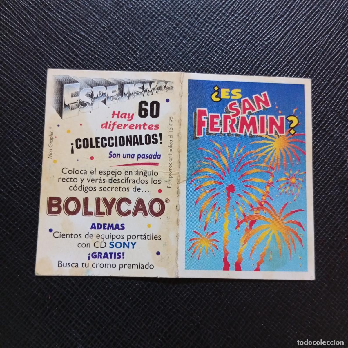Coleccionismo cromos antiguos: ES SAN FERMIN BOLLYCAO ESPEJISMOS CROMO - A156 PG334