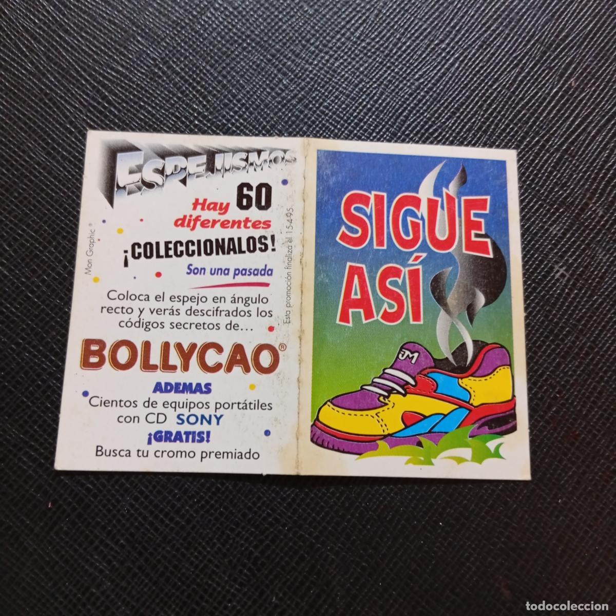 Collectionnisme Cartes &agrave; collectionner anciennes: SIGUE ASI BOLLYCAO ESPEJISMOS CROMO - A156 PG343