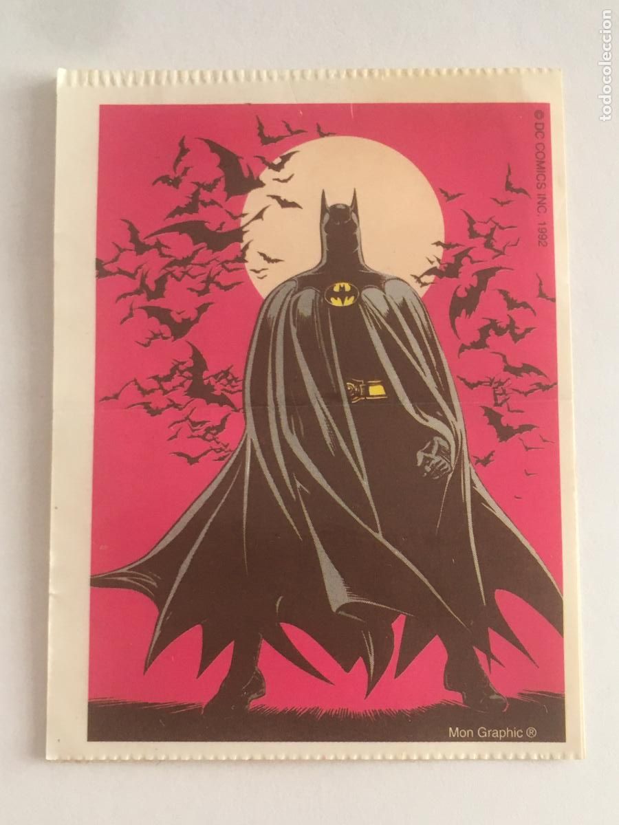 Collezionismo Figurine antiche: panrico batman vuelve cromo nunca pegado