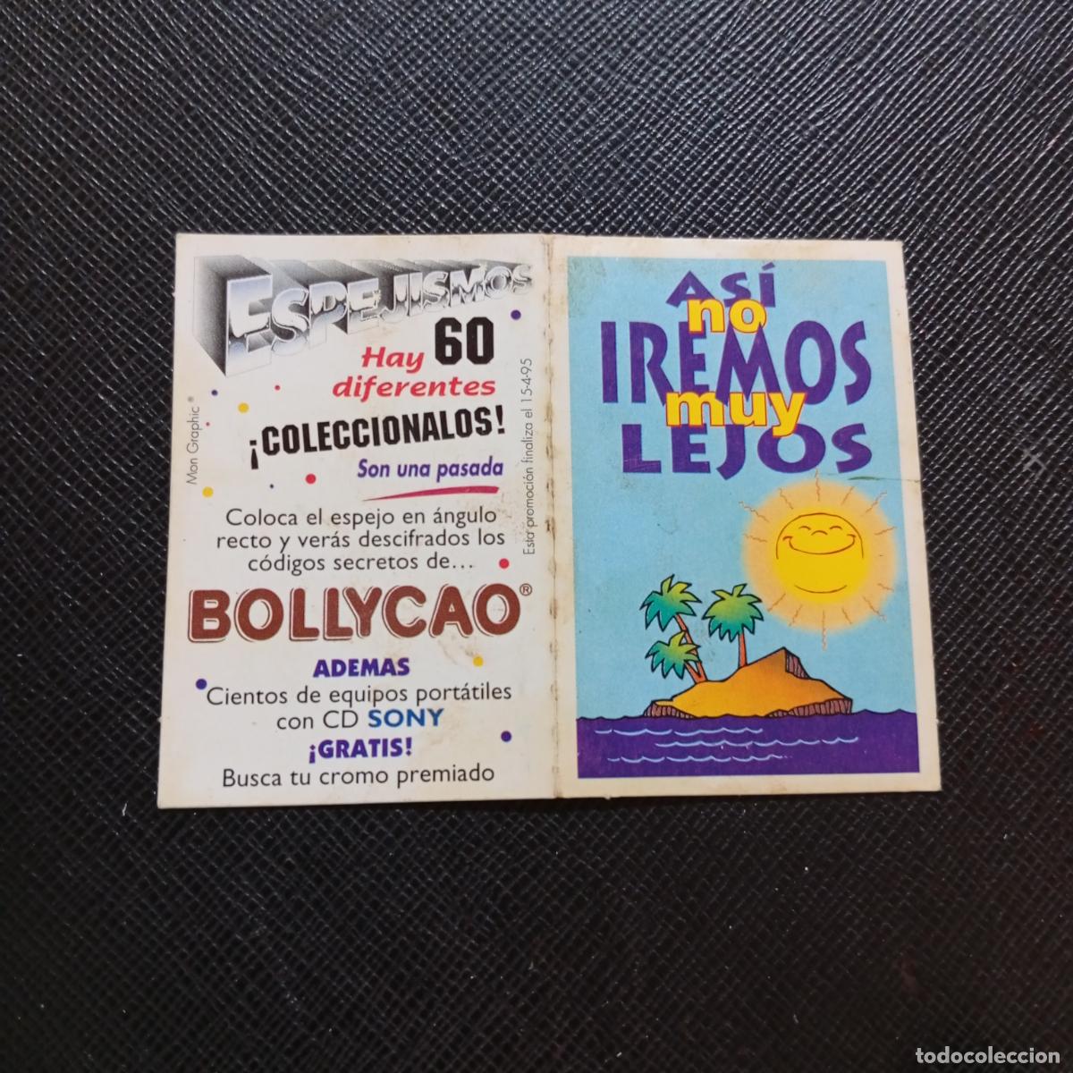 Coleccionismo cromos antiguos: ASEI NO IREMOS MUY LEJOS BOLLYCAO ESPEJISMOS CROMO - A156 PG343
