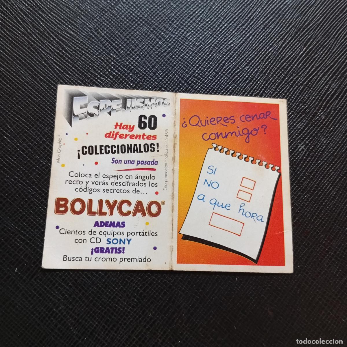 Coleccionismo cromos antiguos: QUIERES CENAR CONMIGO BOLLYCAO ESPEJISMOS CROMO - A156 PG352