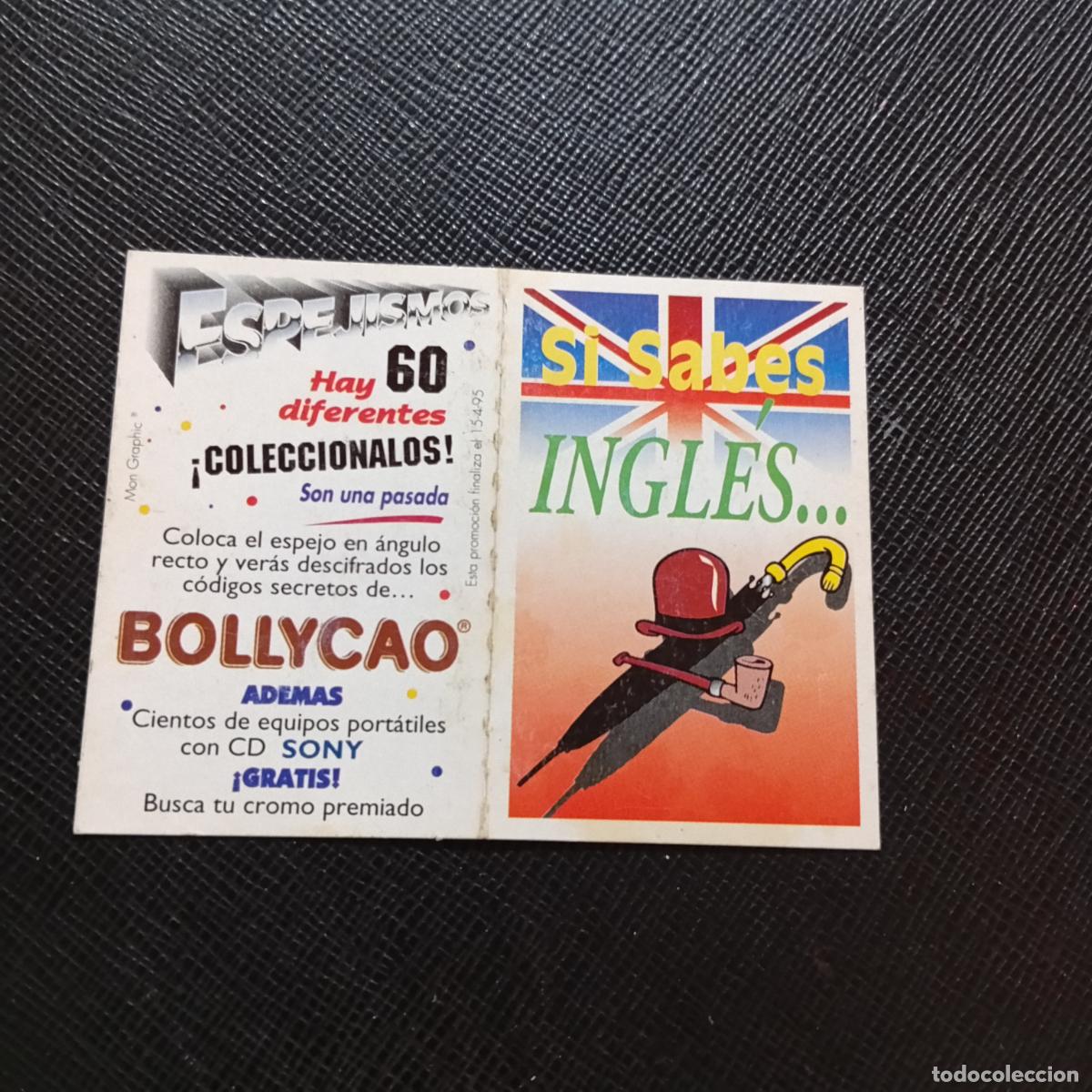 Coleccionismo cromos antiguos: SI SABES INGLES BOLLYCAO ESPEJISMOS CROMO - A156 PG352
