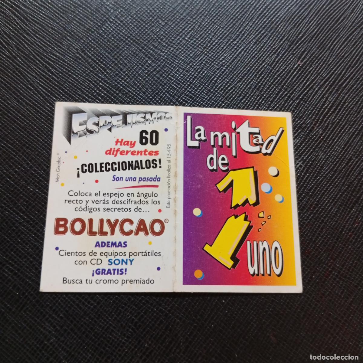 Coleccionismo cromos antiguos: LA MITAD DE UNO BOLLYCAO ESPEJISMOS CROMO - A156 PG361