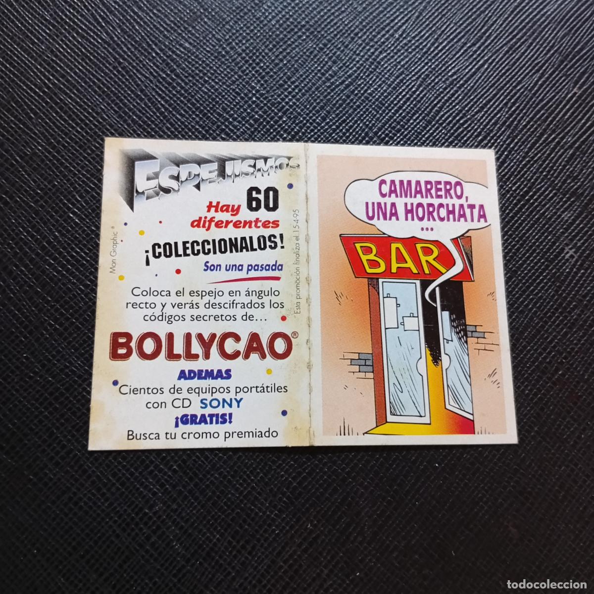 Coleccionismo cromos antiguos: CAMARERO UNA HORCHATA BOLLYCAO ESPEJISMOS CROMO - A156 PG361