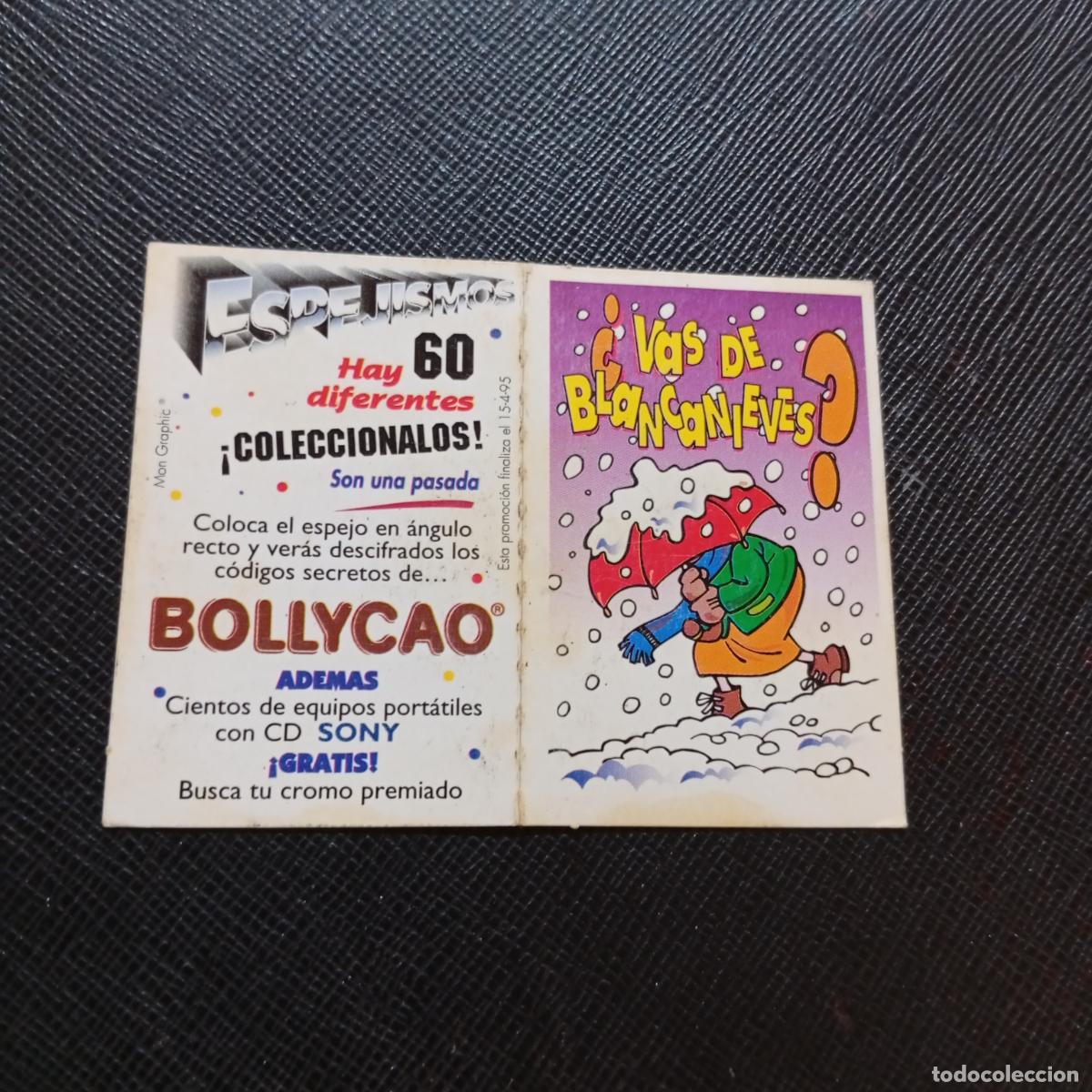 Coleccionismo cromos antiguos: VAS DE BLANCANIEVES BOLLYCAO ESPEJISMOS CROMO - A156 PG361