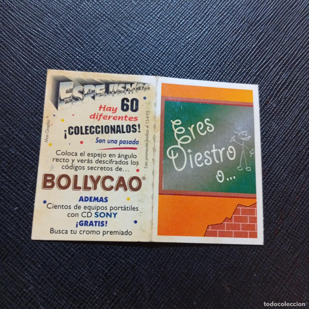 Coleccionismo cromos antiguos: ERES DIESTRO BOLLYCAO ESPEJISMOS CROMO - A156 PG370
