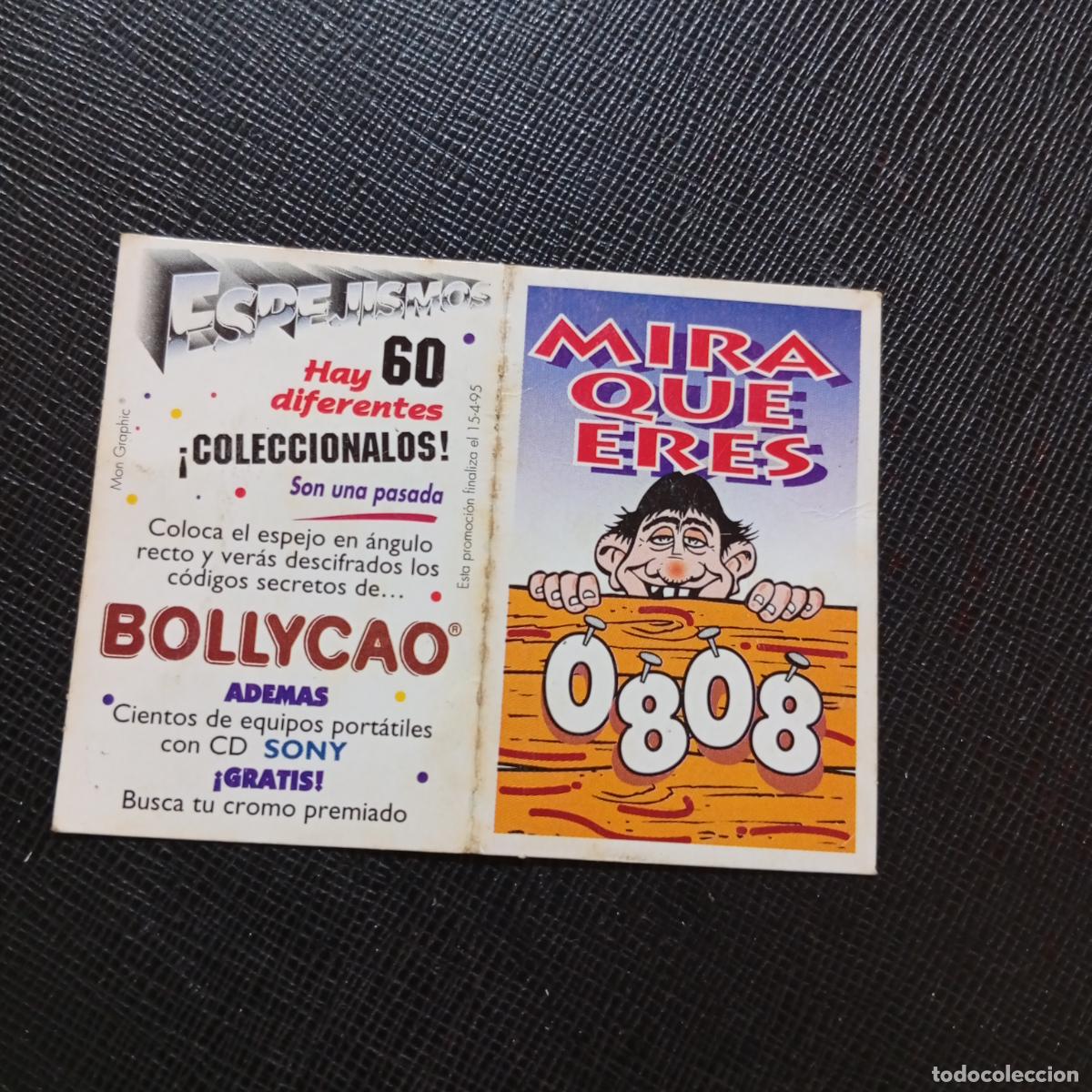 Coleccionismo cromos antiguos: MIRA QUE ERES BOLLYCAO ESPEJISMOS CROMO - A156 PG379
