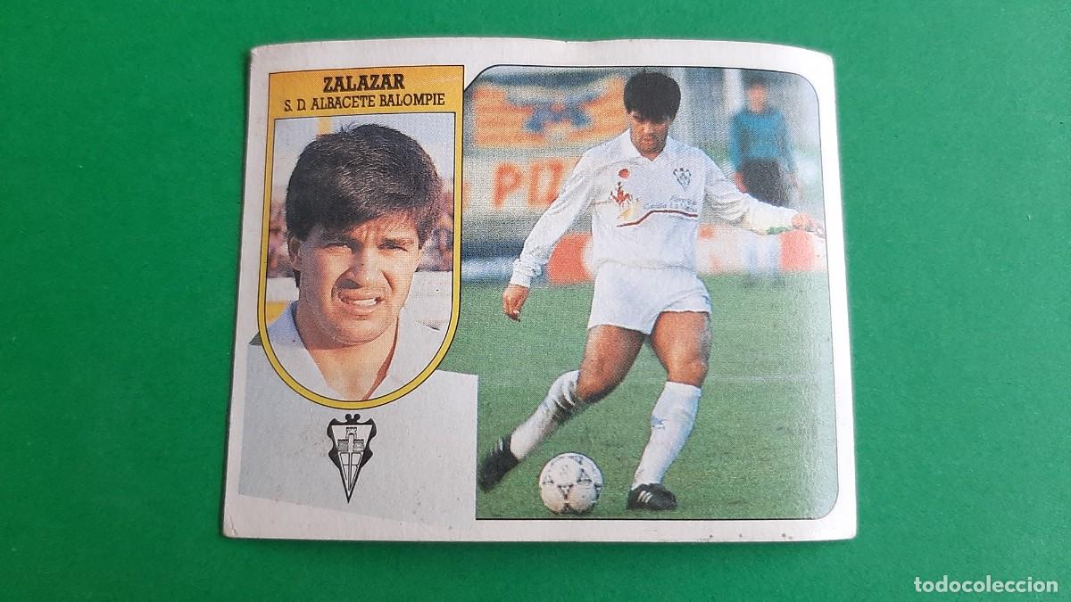 Coleccionismo cromos antiguos: (ED. ESTE)(91-92) ZALAZAR S.D. ALBACETE NUNCA PEGADO