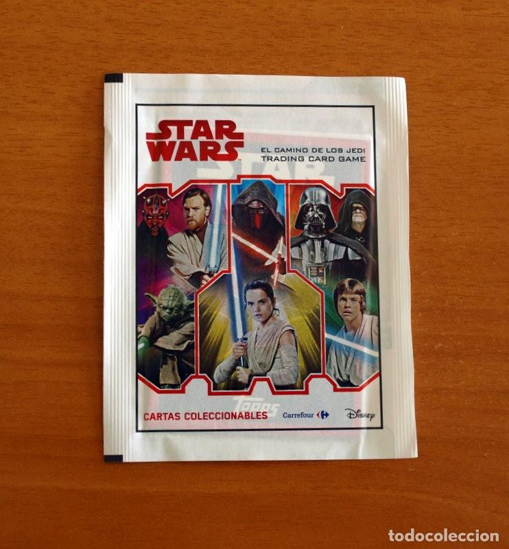 Coleccionismo cromos antiguos: Sobre sin abrir - Star Wars El Camino de los Jedi - Cartas Colecionables Carrefour - Nuevo