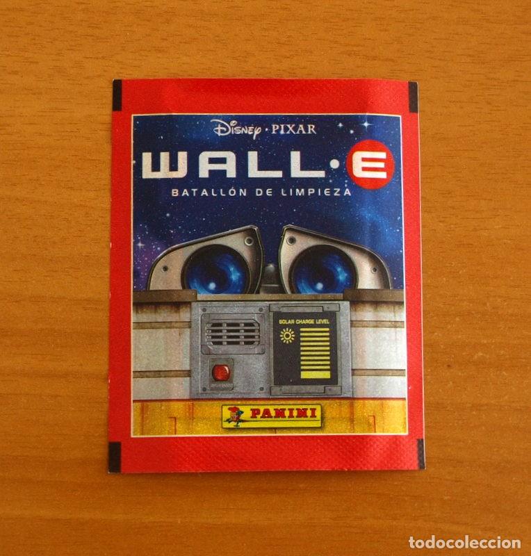 Coleccionismo cromos antiguos: Sobre sin abrir - Wall.e Batall&oacute;n de limpieza - Walle - Panini 2008 Disney-Pixar - Nuevo