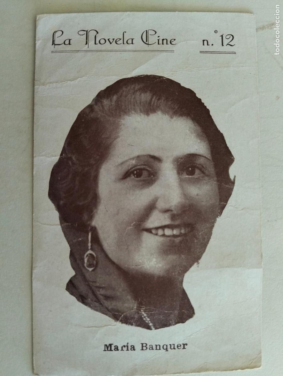 Collectionnisme Cartes &agrave; collectionner anciennes: CROMO MARIA BANQUER, LA NOVELA CINE, N&ordm; 12, A&Ntilde;OS 30